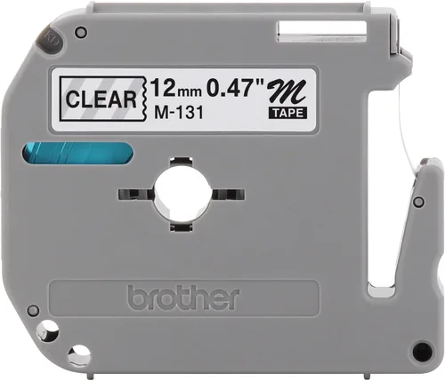 Vista 13 de Brother Etiqueta de forma continua de 0.37 "X26.20' (BRTM521), negro/azul