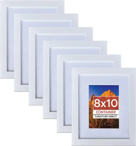 Vista 8 de Container Furniture Direct Marcos de fotos colgantes de 11 x 14 pulgadas para pared con plexiglás y doble colgador de montaje para formatos Negro