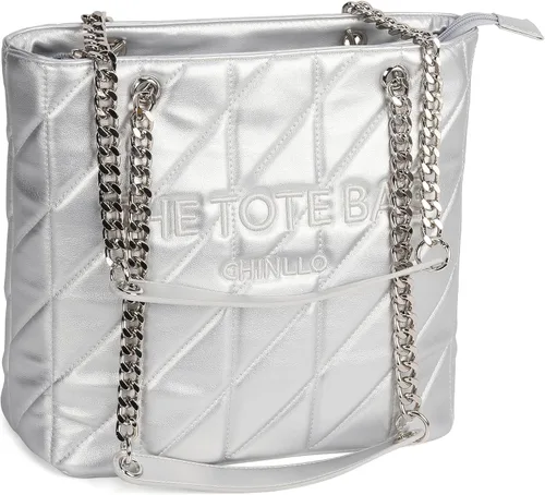 Vista 20 de Chinllo Bolso de mano para mujer, bolso mediano con asa superior