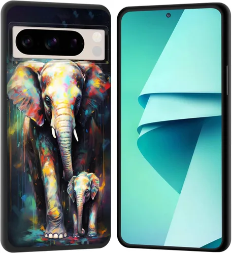 Vista 43 de Funda para Pixel 4 XL, funda de goma de silicona suave a prueba de golpes, funda protectora de cuerpo completo para Google Pixel 4 XL, ciervo