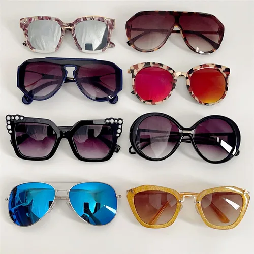 Vista 5 de Paquete de lentes de sol para mujer, accesorios de moda únicos de regalo