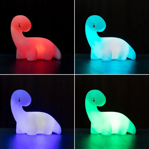 Vista 4 de Lámpara Dinosaurio LED Multicolor Lightosaurus InnovaGoods