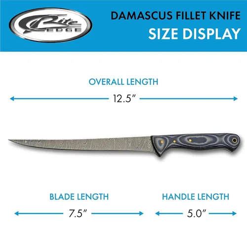 Vista 3 de SZCO Cuchillo de caza Full Tang de 12.5 pulgadas, cuchillo desollador