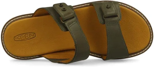 Vista 5 de KEEN Sandalia de piel con punta abierta de lana para mujer
