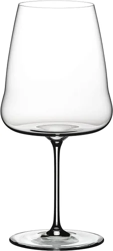 Vista 3 de Riedel Winewings Cabernet/Merlot - Copa de vino personalizada grabada gigante de 33 onzas, copa de vino tinto de cristal para Cabernet Sauvignon