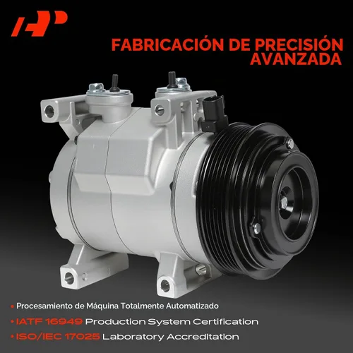 Vista 3 de A-Premium Compresor de aire acondicionado con embrague para Jeep Wrangler 3.6L 2012-2017, Rams 1500, compresor HCC-RS18