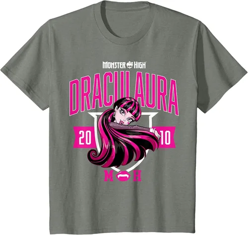 Vista 21 de Monster High -Camiseta Colegiada Draculaura Gris asfalto