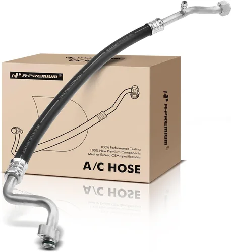 Vista 9 de A-Premium - Conjunto de manguera de línea de descarga A/C compatible con Honda para Civic 2006-2011 1.8L, alta presión, compresor a condensador