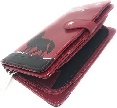 Vista 3 de Shagwear Howling Wolf cartera Rojo
