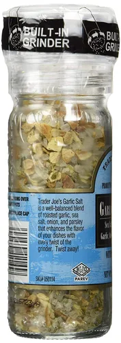 Vista 4 de Trader Joe's Sal de ajo con molinillo de 2.46 onzas, (paquete de 4)