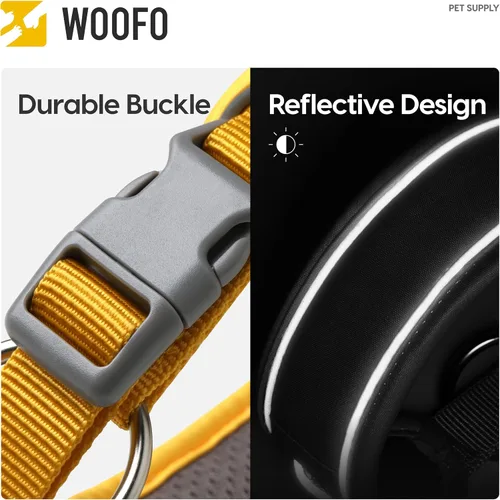 Vista 5 de Collar Premium para Perros Súper Ajustable para Todas las Razas, Hebilla de Liberación Rápida Acolchado Extra Suave y Ensanchado y Diseño
