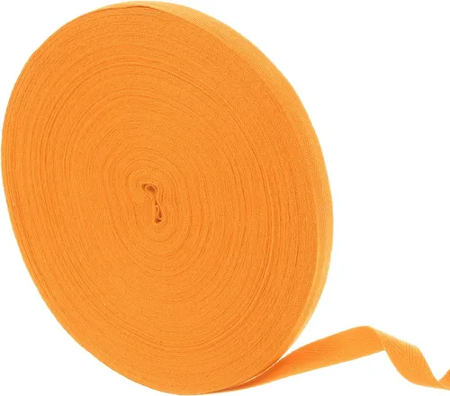 Vista 35 de uxcell Cinta de sarga de algodón de 50 yardas, cinta de espiga de 3/8 pulgadas para coser ropa, manualidades (azul)
