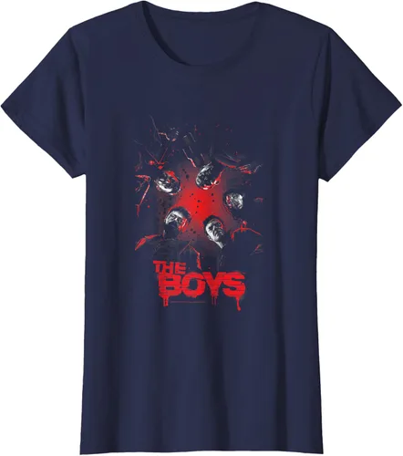 Vista 3 de The Boys The Boys Group Photo Superhero TV Show - Camiseta Negro