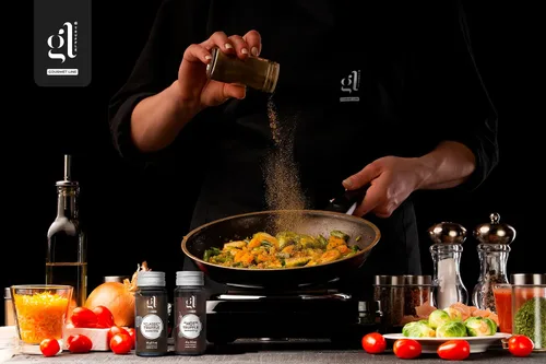 Vista 2 de GL TRUFFLE GOURMET LINE - Condimento clásico de trufa, 45 gm (1.6 oz) Exquisite Mixed Spices & Seasonings infused with Truffle for Pasta