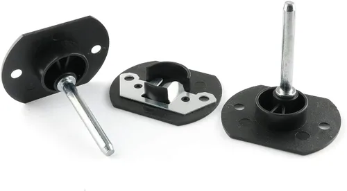 Vista 4 de E-Outstanding Pin estilo sofá conector 4 juegos negro sofá sofá seccional muebles accesorios de hardware