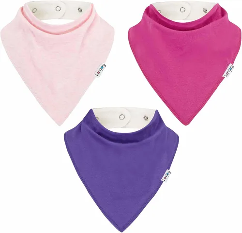 Vista 10 de Lovjoy Baberos tipo bandana grandes – Baberos para necesidades especiales – Para niños mayores, jóvenes y adultos – Práctico, absorbente y elegante
