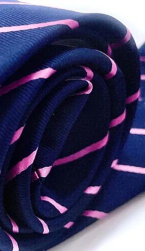 Vista 35 de Scott Allan - Corbatas de rayas para hombre - Corbata tejida para hombre