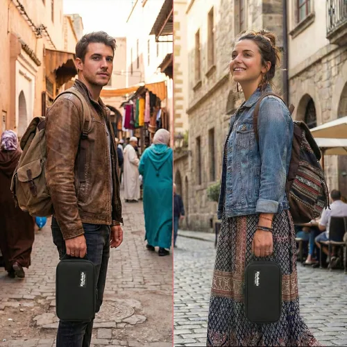Vista 9 de Kashmir Bolsa a prueba de olores con cerradura de combinación, funda de viaje a prueba de olores, forro de carbón activado, con cerradura, a prueba