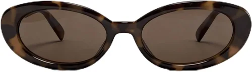 Vista 7 de VISOONE Retro Oval Y2K Trendy Sunglasses for Women Men Narrow Shades