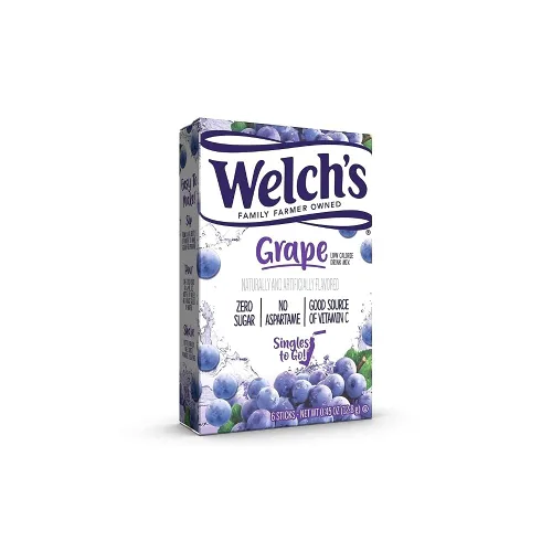 Vista 4 de SINGLES TO GO! Welch's - Paquete variado de 6 unidades, fresa, melocotón, cereza, granada y uva