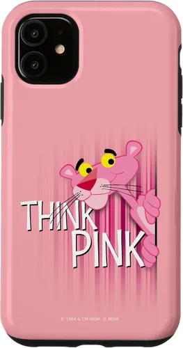 Vista 8 de Pink Panther Think Pink - Carcasa para iPhone 17