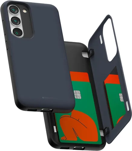 Vista 46 de GOOSPERY Funda tipo cartera para Samsung Galaxy S22 Ultra, [tarjetero] parachoques magnético de puerta con cierre automático, cubierta protectora