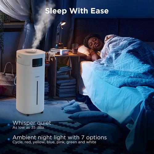 Vista 7 de TURBRO Humidificador comercial, habilitado para WiFi, vaporizador de aire ultrasónico de 5.3 galones/20L para habitaciones grandes de hasta 2000