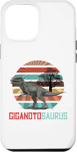 Vista 25 de Funda para iPhone 11 Pro Max Giganotosaurus Retro T rex dinosaurio prehistórico para el Día del Padre