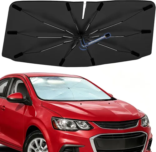 Vista 32 de Sombrilla Parasol para Parabrisas para Mazda 3 2014-2026, Parasol Plegable para Coche para Ventana Delantera, Visera Protectora Solar Altamente