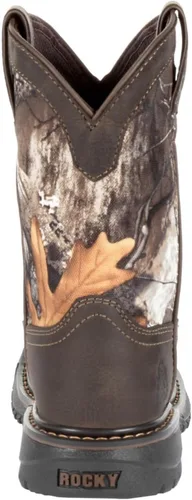 Vista 5 de ROCKY Bota Western Ride FLX para Niños café Realtree Camo
