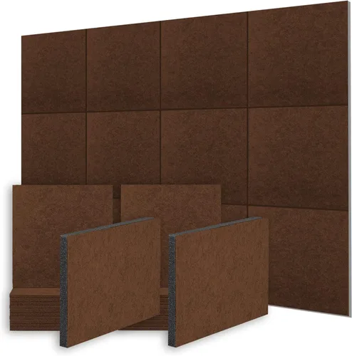 Vista 9 de AP1259 - Kit de 12 paneles de espuma autoadhesivos acústicos de alta calidad para estudio de grabación, cine en casa y oficina, tablero de espuma