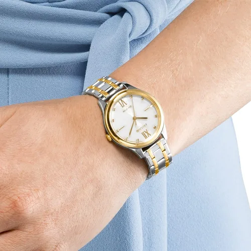 Vista 5 de Citizen Womens Analogue Eco-Drive Watch with a Stainless Steel Band
