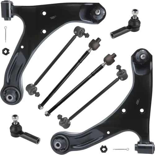 Vista 87 de Detroit Axle - Kit de suspensión frontal de 8 piezas para Chevy Silverado