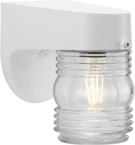 Vista 3 de Progress Lighting P5612-30 Policarbonato al aire libre, 4-3/4-Inch Ancho x 7-1/4-Inch Altura, Blanco