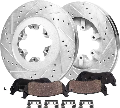 Vista 34 de Detroit Axle - Juego de pastillas de freno para pinza de freno delantera izquierda de repuesto para Express Savana 1500 2500 Tahoe Astro Yukon