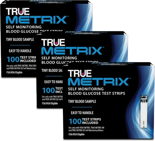 Vista 15 de TRUE METRIX Tiras de prueba de glucosa en sangre de autocontrol, 100 unidades (2 x 50) Blood Glucose Test Strips Compatible with TRUE METRIX Self