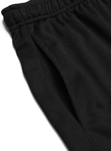 Vista 5 de COOFANDY Paquete de 3 pantalones cortos de entrenamiento para hombre, pantalones cortos deportivos de malla, ligeros, para culturismo, con bolsillos