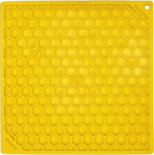 Vista 14 de SodaPup Flower Power eMat - Tapete Alimentador Duradero para Lamer Fabricado en EE.UU. con Goma No Tóxica, Segura para Mascotas, Apta para Alimentos