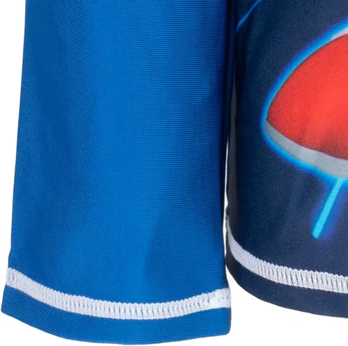 Vista 5 de SEGA Sonic The Hedgehog Rash Guard - Camiseta de natación para niños pequeños a grandes