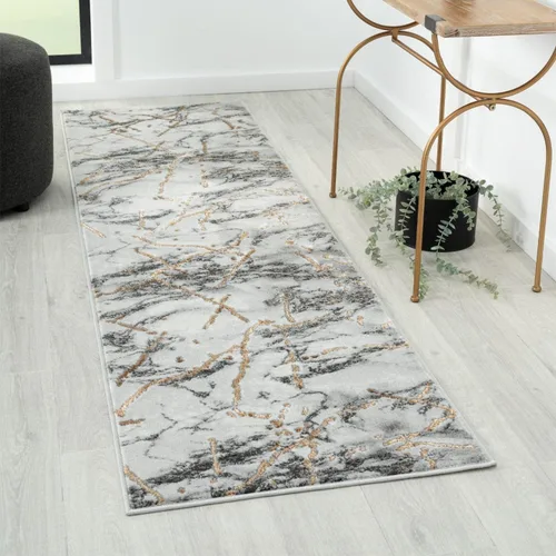Vista 17 de LUXE WEAVERS Alfombra de Área Abstracta de Mármol Beige 2x3