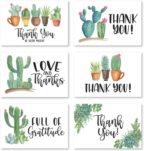 Vista 13 de Hadley Designs Tarjetas de agradecimiento a granel con sobres, 24 tarjetas de agradecimiento para profesores, lindas tarjetas de agradecimiento