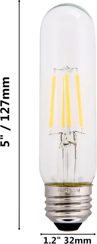 Vista 3 de Creative Hobbies Kit de cableado grande de cerámica para árbol de Navidad con bombilla LED de 3.5 W, enchufe de base estándar (Edison), perfecto