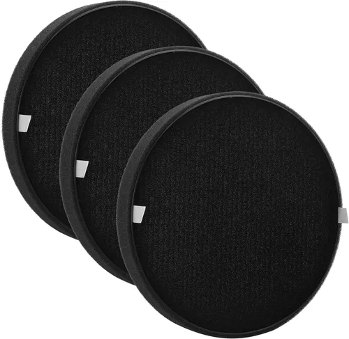 Vista 7 de Paquete de 2 filtros de repuesto Halo True HEPA, compatible con Pure Enrichment PureZone Halo Purifier PEAIRDSK, filtros HEPA 2 en 1