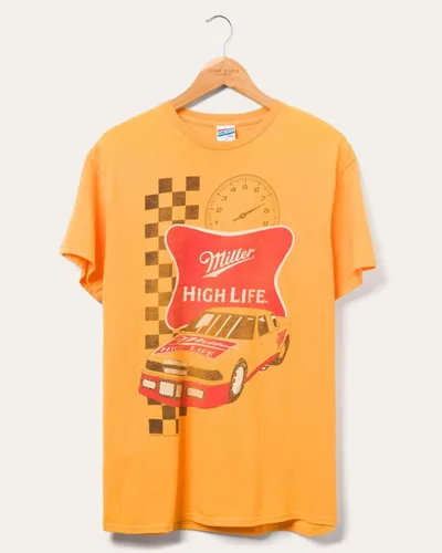 Vista 2 de Camiseta Miller High Life Race Checkers Flea Market