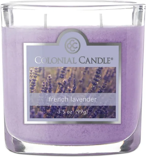 Vista 59 de Colonial Candle Vela perfumada de vainilla ámbar, velas altamente perfumadas para el hogar, vela de cera moteada, 2 mechas, 8 onzas, fabricada