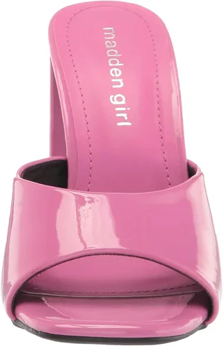 Vista 2 de Madden Girl Sandalia de tacón Genius para mujer, Charol fucsia
