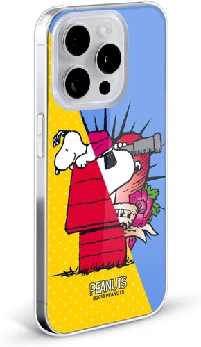 Vista 2 de Head Case Designs Carcasa rígida con licencia oficial de Peanuts Snoopy Pirate Halfs and Laughs, compatible con Apple iPhone 15 Pro Max Snoopy Pirata
