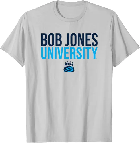 Vista 5 de Bob Jones University Camiseta apilada Bruins, Gris
