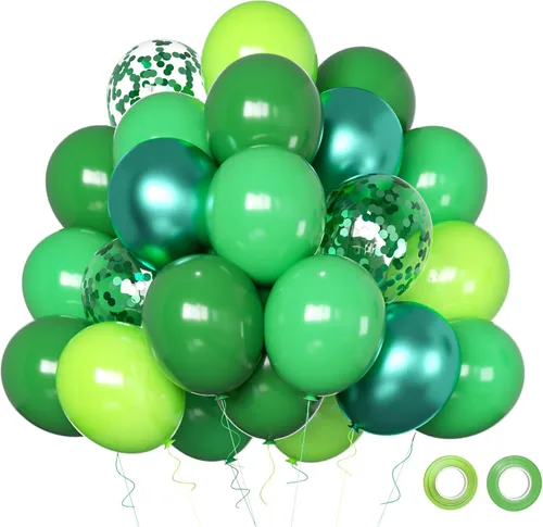 Vista 9 de Globos de graduación 2025 para fiesta de graduación, 50 globos de 30 cm negros y dorados de látex para graduación, globos de fiesta de graduación