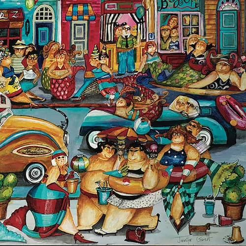 Vista 5 de Jennifer Garant - Rompecabezas de 1000 piezas de 24 x 30 pulgadas para tina de playa extragrande, 1 unidad